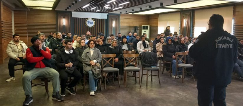 Kocaeli Büyükşehir Belediyesi’nden Yangın Eğitimine Tam Destek