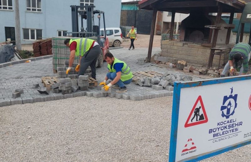 Kocaeli’ye 7.500 Metrekarelik Yeni Parke Yol Yapılıyor