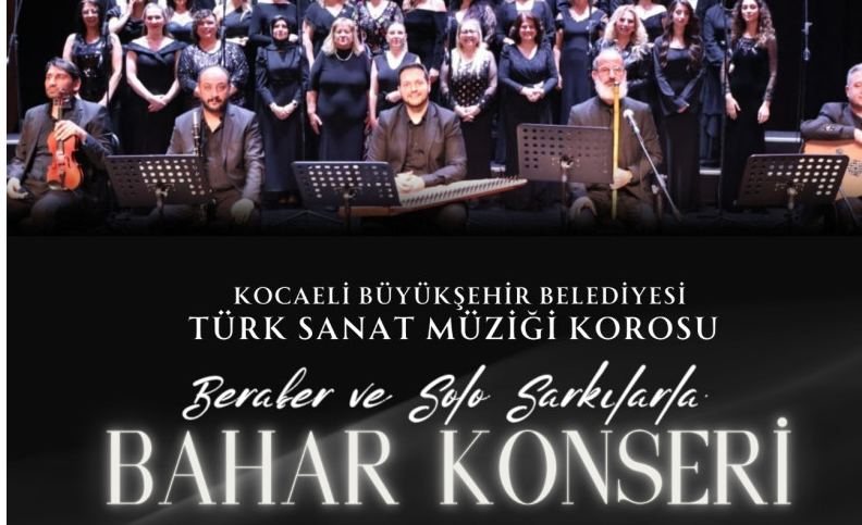 Büyükşehir TSM Korosuunda bahar konseri