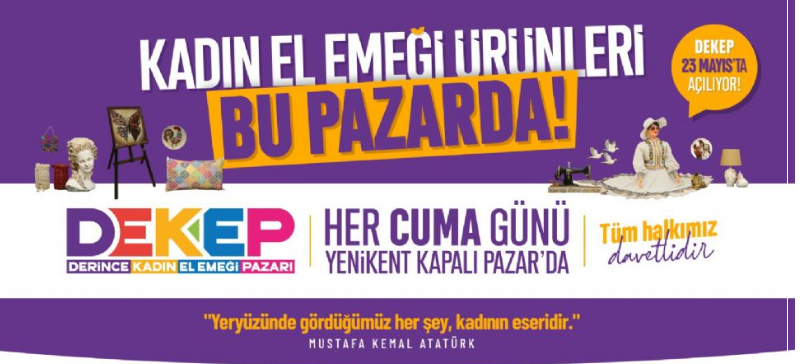 Derince Kadın El Emeği Pazarı ile Üretici Kadınlara Gelir Kapısı