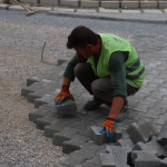 Dumlupınar Mahallesi’nde Parke Çalışmaları