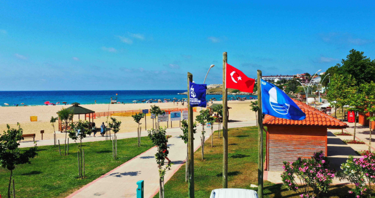Kocaeli’nin 9 plajına “Mavi Bayrak” ödülü