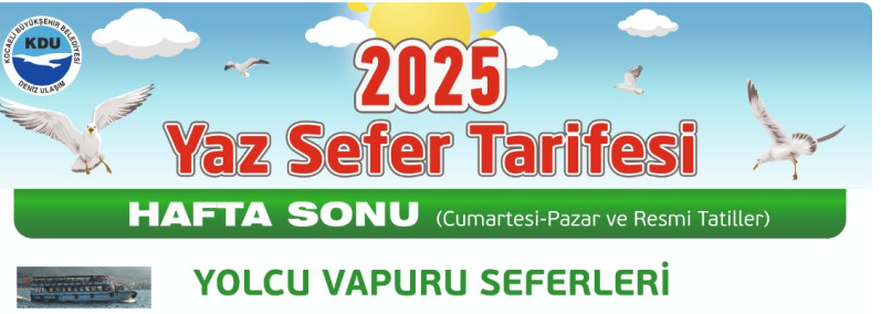 Deniz Ulaşımında Yaz Sefer Tarifesi Belli Oldu